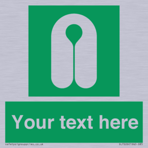 Custom sign safe condition Lifejacket